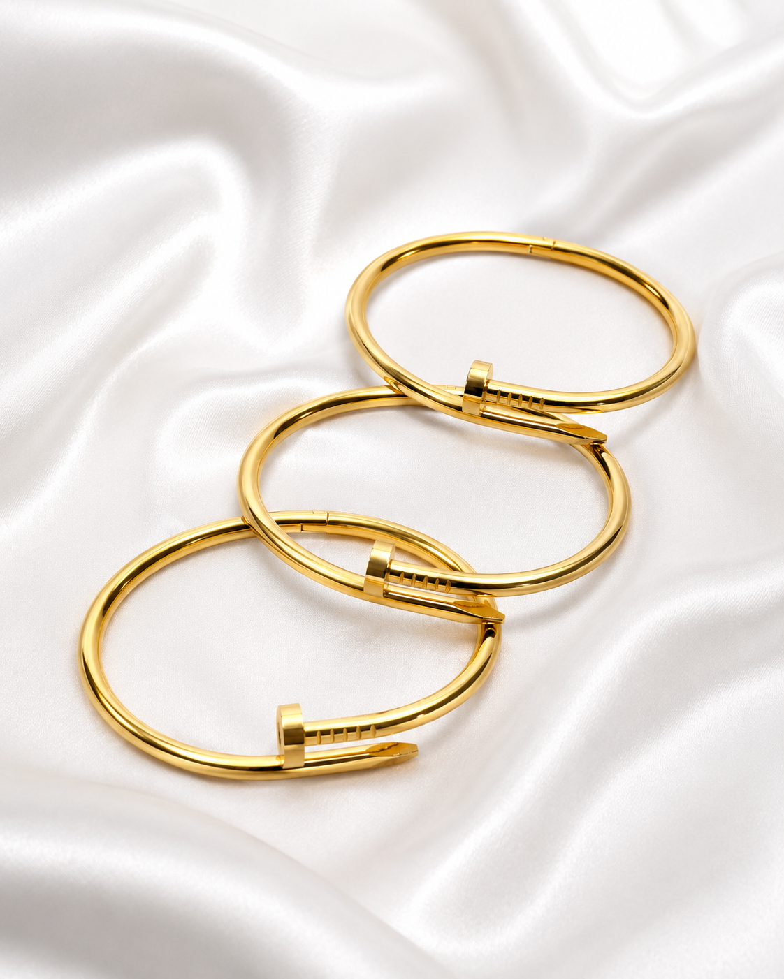 Stainless Steel Nail Shaped Bangles