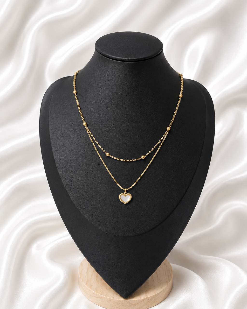 Stainless Steel Layered Necklace