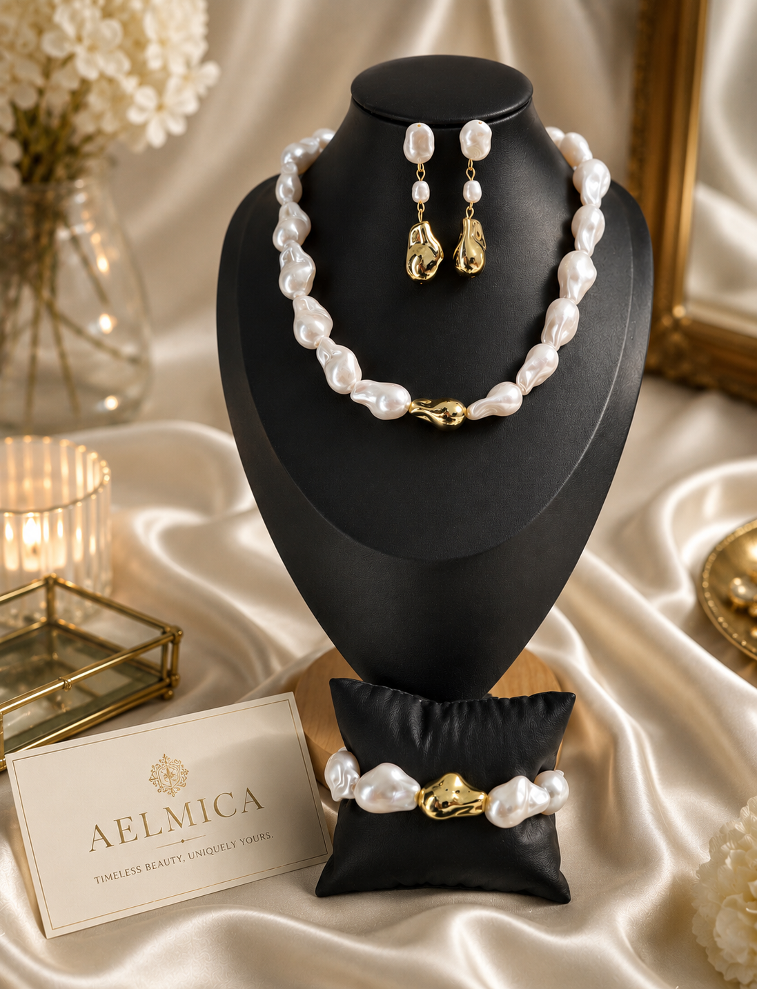 Baroque Pearl Jewellery Set