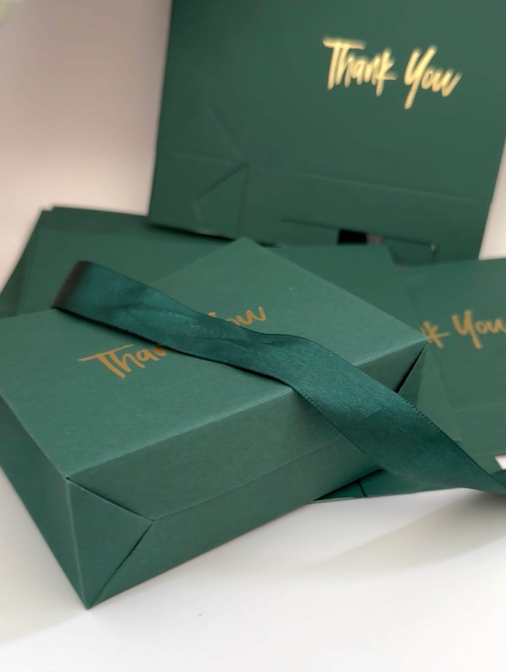 Green Thank You Gift Bag