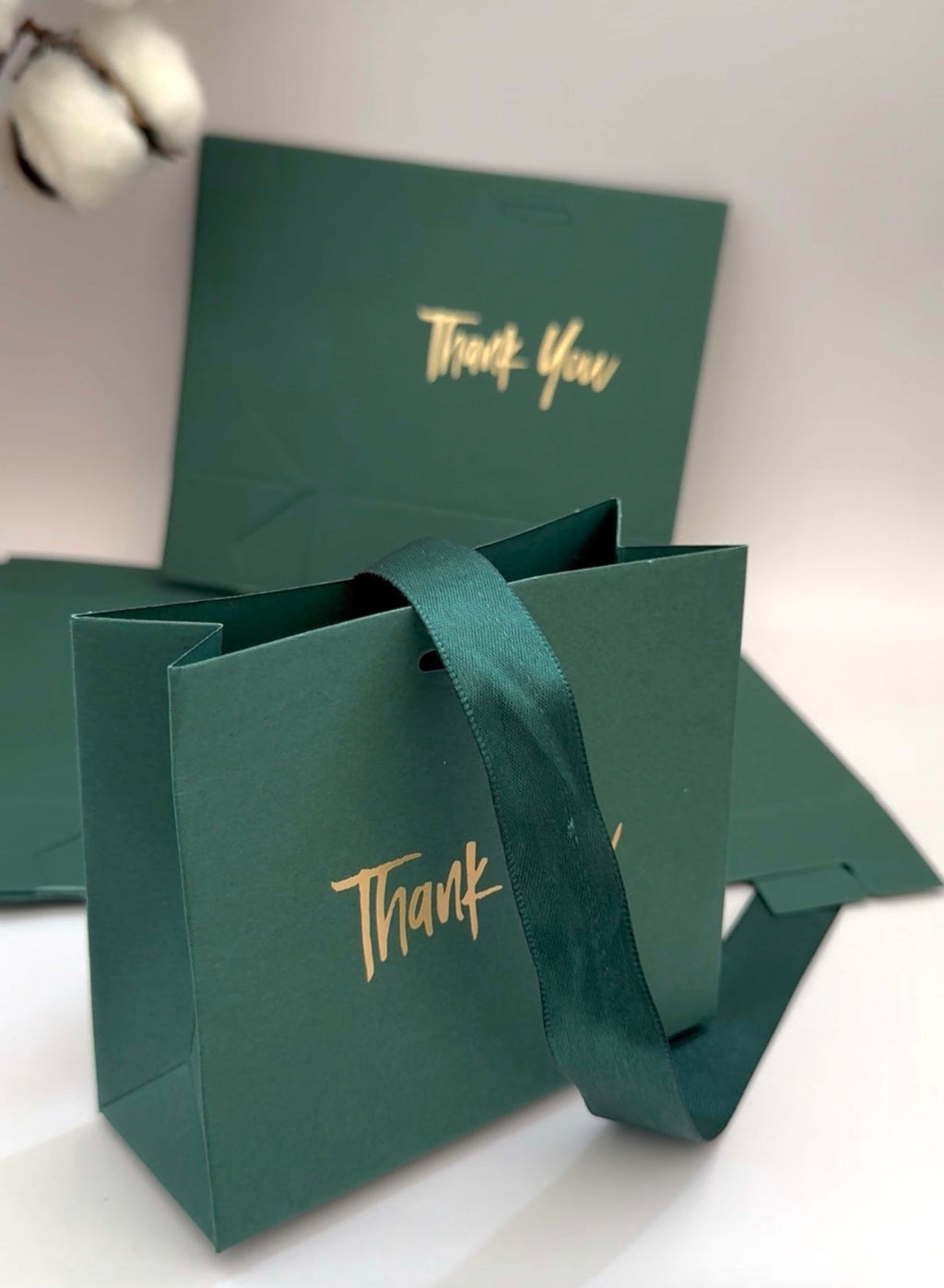 Green Thank You Gift Bag