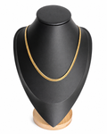 Stainless Steel Flat Cuban Chain Necklace