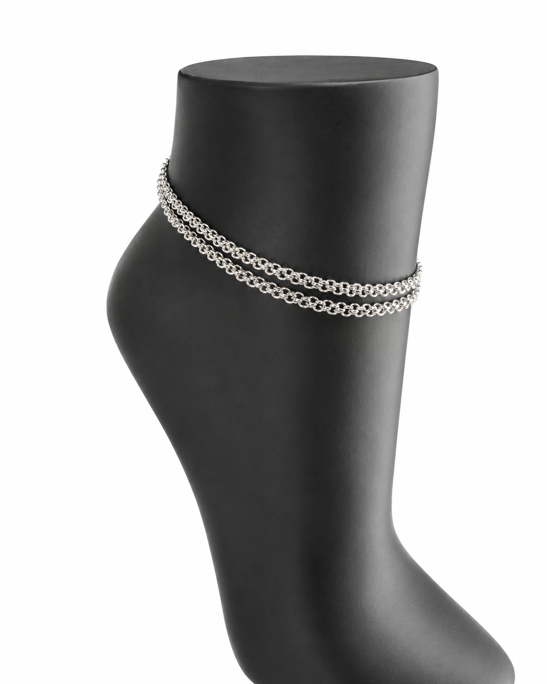 Stainless Steel Minimalist Anklets 2X