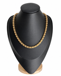 Stainless Steel Byzantine Chain Necklace