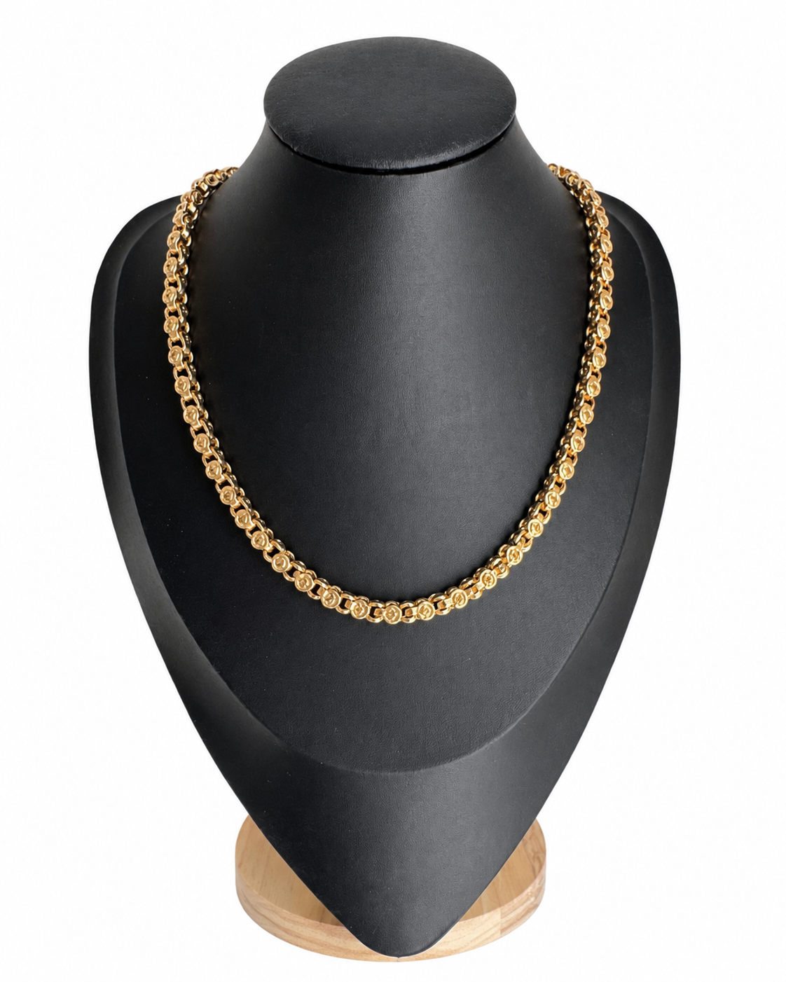 Stainless Steel Byzantine Chain Necklace