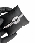 Stainless Steel Matrix Tennis Bracelet