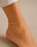 Stainless Steel Snake Chain Anklets