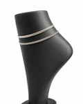Stainless Steel Mesh&amp;Snake Chain Anklets