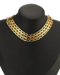 Stainless Steel Hollow Cross Chain Necklace