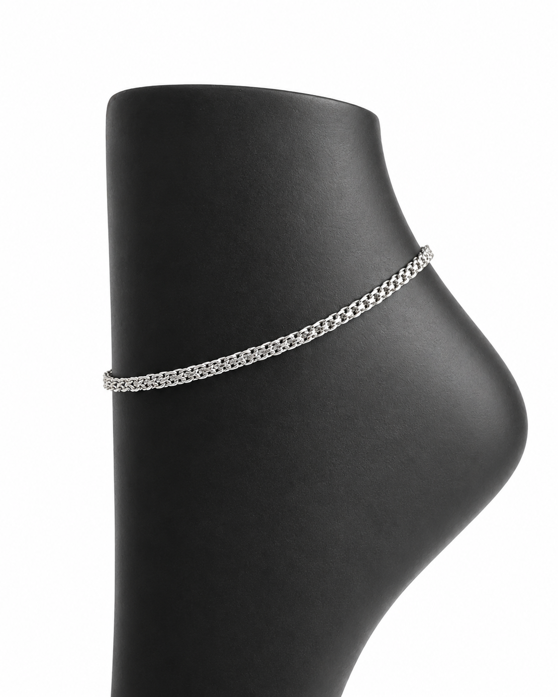 62a9646d-5dfc-4188-94d3-e87d4c012097 Stainless Steel Retro Anklet - Image 1