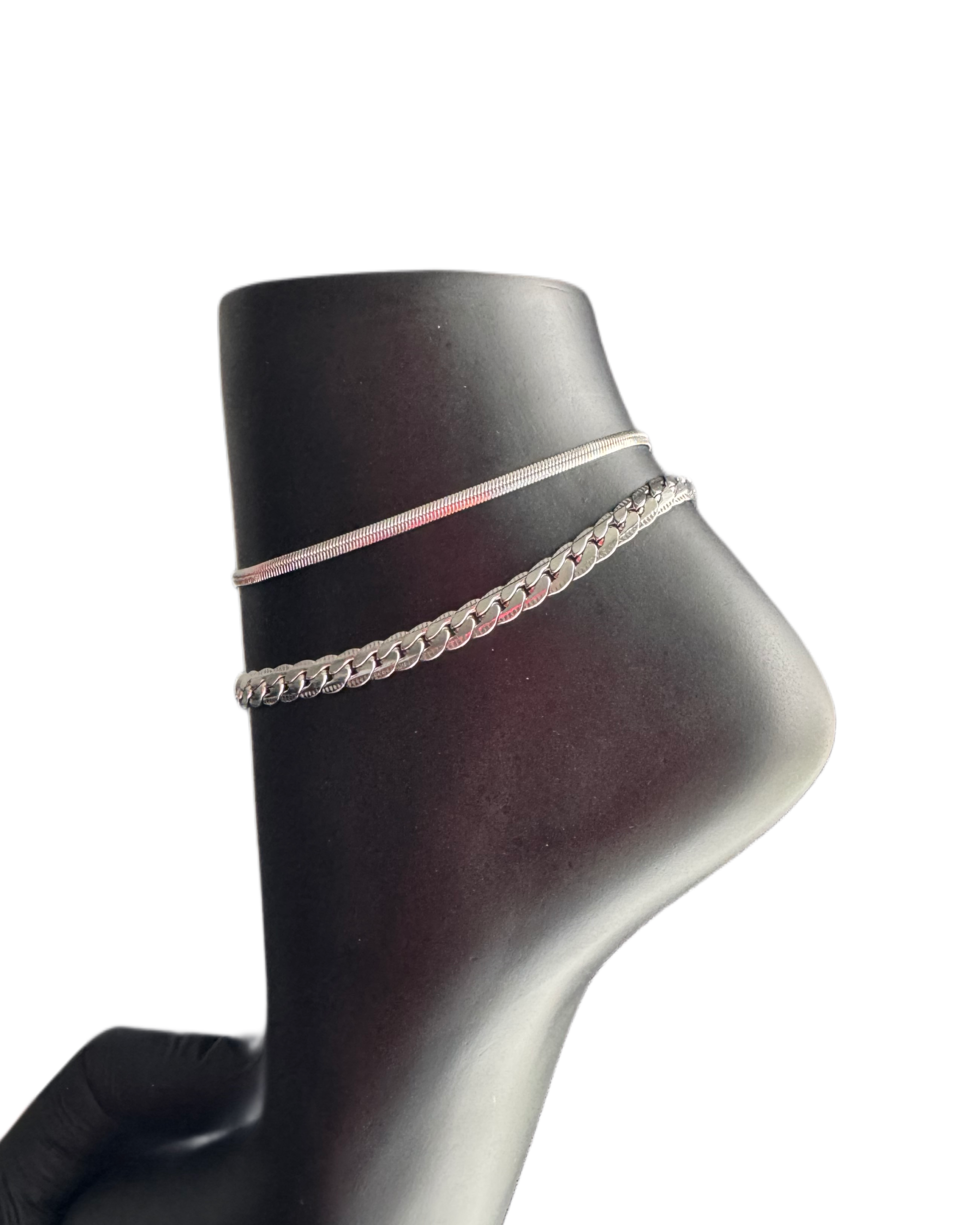 photo-output-51 Stainless Steel Set2SC Anklets - Image 1